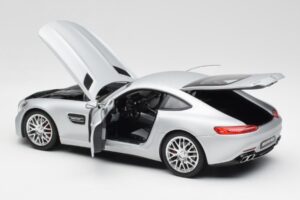 Mercedes AMG GT S C190 Designo Iridium Zilver Magno Norev 1:18 B66960485 Metaal — afbeelding 5 van 8
