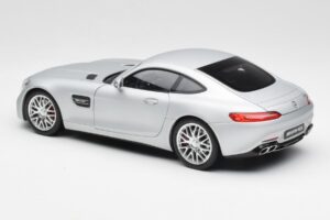 Mercedes AMG GT S C190 Designo Iridium Zilver Magno Norev 1:18 B66960485 Metaal — afbeelding 7 van 8