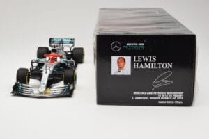 Mercedes AMG Petronas Motorsport W10 #44 L. Hamilton Winner Monaco GP 2019 Minichamps 1:18 110190644 Metaal — afbeelding 6 van 6