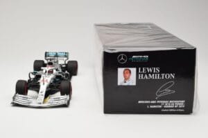 Mercedes AMG Petronas W10 #44 L. Hamilton Winner German GP 2019 Minichamps 1:18 110191144 Metaal — afbeelding 6 van 6