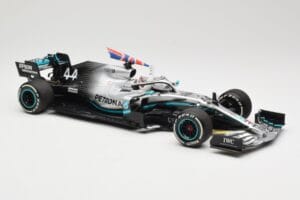 Mercedes AMG Petronas W10 #44 L. Hamilton Winner British GP 2019 Minichamps 1:18 110191044 Metaal — afbeelding 4 van 6