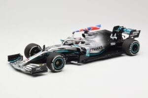 Mercedes AMG Petronas W10 #44 L. Hamilton Winner British GP 2019 Minichamps 1:18 110191044 Metaal