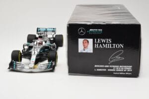 Mercedes AMG Petronas W10 #44 L. Hamilton Winner Chinese GP 2019 Minichamps 1:18 110190344 Metaal — afbeelding 6 van 6