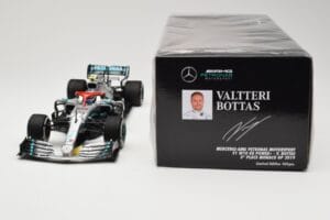 Mercedes AMG Petronas W10 #77 V. Bottas 3rd Place Monaco GP 2019 Minichamps 1:18 110190677 Metaal — afbeelding 6 van 6