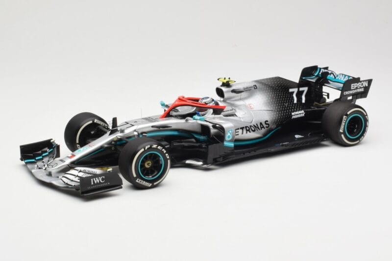 Mercedes AMG Petronas W10 #77 V. Bottas 3rd Place Monaco GP 2019 Minichamps 1:18 110190677 Metaal