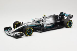 Mercedes AMG Petronas W10 #77 V. Bottas Winner USA GP 2019 Minichamps 1:18 110191877 Metaal