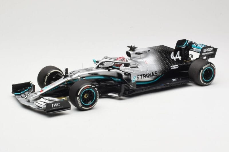 Mercedes AMG Petronas W10 EQ Power+ #44 L. Hamilton USA GP F1 World Champion 2019 Minichamps 1:18 110191844 Metaal