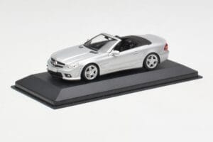 Mercedes AMG SL63 R230 Zilver Wheels Type 2 Minichamps 1:43 SL63001 Metaal — afbeelding 2 van 4