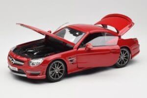 Mercedes AMG SL 63 R231 Rood Maisto 1:18 36199 Metaal — afbeelding 2 van 8