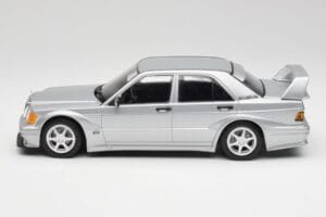 Mercedes 190E W201 2.5-16 EVO 2 Astral Zilver Metallic Minichamps 1:18 155036101 Metaal — afbeelding 3 van 6
