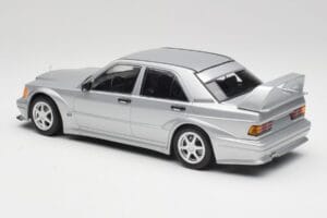 Mercedes 190E W201 2.5-16 EVO 2 Astral Zilver Metallic Minichamps 1:18 155036101 Metaal — afbeelding 5 van 6