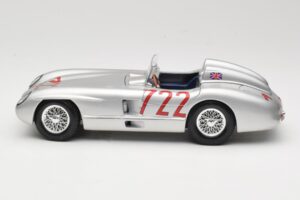 Mercedes 300 SLR W196S #722 S. Moss / D. Jenkinson Mille Miglia Winner 1955 Maisto 1:18 536887 Metaal — afbeelding 4 van 8