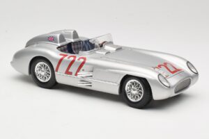Mercedes 300 SLR W196S #722 S. Moss / D. Jenkinson Mille Miglia Winner 1955 Maisto 1:18 536887 Metaal — afbeelding 6 van 8