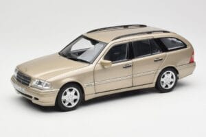 Mercedes C-Class T-Model W202 Smoke Silver Norev 1:18 183388 Metaal