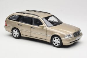 Mercedes C-Class T-Model W202 Smoke Silver Norev 1:18 183388 Metaal — afbeelding 6 van 8