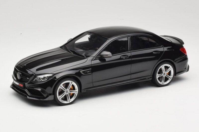 Mercedes C-Class W205 Brabus 650 Zwart GT Spirit 1:18 GT132 Hars