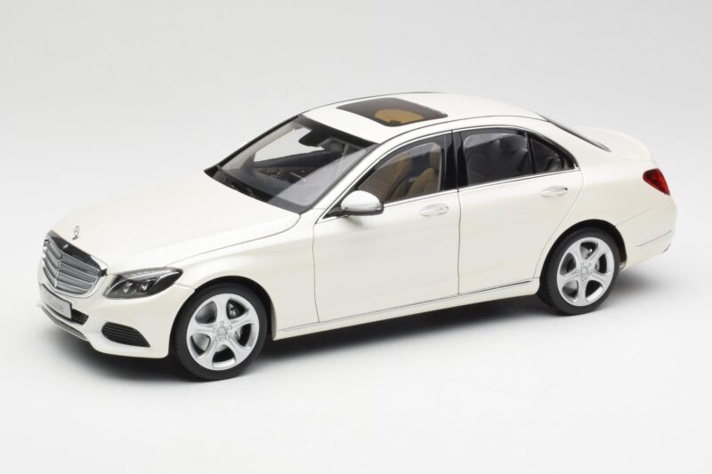 Mercedes C-Class W205 Diamond Wit Metallic Norev 1:18 B66960256 Metaal