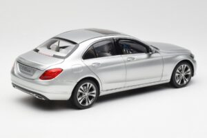 Mercedes C-Class W205 Iridium Zilver Metallic Norev 1:18 B66960253 Metaal — afbeelding 3 van 8
