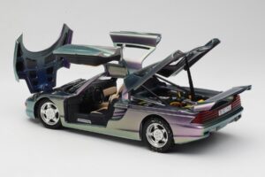 Mercedes C112 Paars Guiloy 1:18 GI001 Metaal — afbeelding 5 van 8