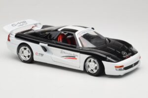 Mercedes C112 Sport Wit & Zwart Guiloy 1:18 68521 Metaal — afbeelding 6 van 8