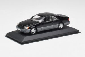 Mercedes C140 600 SEC Zwart Minichamps 1:43 32600 Metaal — afbeelding 2 van 4