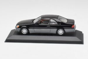 Mercedes C140 600 SEC Zwart Minichamps 1:43 32600 Metaal
