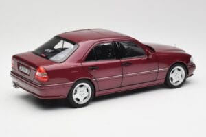 Mercedes AMG C36 W202 Almandine Rood Norev 1:18 B66040706 Metaal — afbeelding 3 van 8