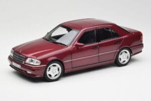 Mercedes AMG C36 W202 Almandine Rood Norev 1:18 B66040706 Metaal