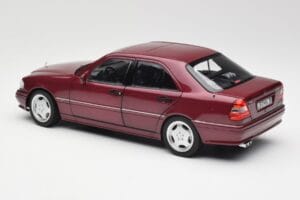 Mercedes AMG C36 W202 Almandine Rood Norev 1:18 B66040706 Metaal — afbeelding 7 van 8