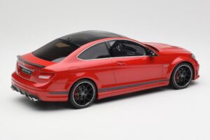 Mercedes AMG C63 W204 Edition 507 Rood GT Spirit 1:18 GT920 Hars — afbeelding 2 van 5