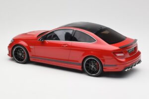 Mercedes AMG C63 W204 Edition 507 Rood GT Spirit 1:18 GT920 Hars — afbeelding 4 van 5