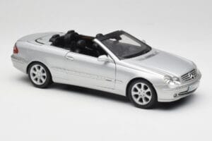 Mercedes CLK 500 Cabriolet Elegance A209 Zilver Kyosho 1:18 B66962172 Metaal — afbeelding 6 van 8