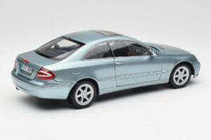 Mercedes CLK 500 W209 Lichtblauw Metallic Kyosho 1:18 B66962192 Metaal — afbeelding 3 van 8