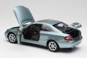 Mercedes CLK 500 W209 Lichtblauw Metallic Kyosho 1:18 B66962192 Metaal — afbeelding 5 van 8