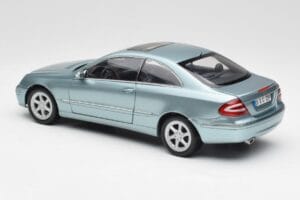 Mercedes CLK 500 W209 Lichtblauw Metallic Kyosho 1:18 B66962192 Metaal — afbeelding 7 van 8