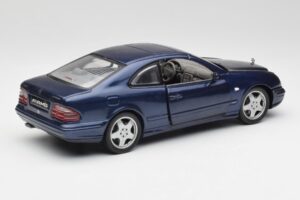 Mercedes CLK 55 AMG C209 Blauw Metallic Anson 1:18 30343 Metaal — afbeelding 3 van 8