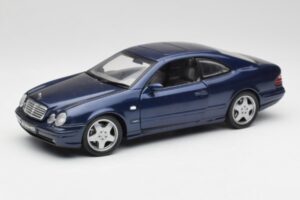 Mercedes CLK 55 AMG C209 Blauw Metallic Anson 1:18 30343 Metaal