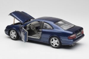Mercedes CLK 55 AMG C209 Blauw Metallic Anson 1:18 30343 Metaal — afbeelding 5 van 8