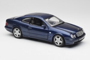 Mercedes CLK 55 AMG C209 Blauw Metallic Anson 1:18 30343 Metaal — afbeelding 6 van 8