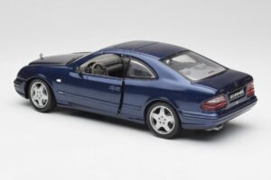 Mercedes CLK 55 AMG C209 Blauw Metallic Anson 1:18 30343 Metaal — afbeelding 7 van 8
