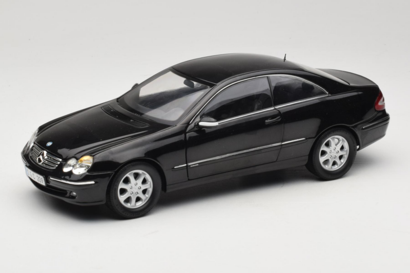 Mercedes CLK C209 Black Metallic Kyosho 1:18 B66962149 Metaal