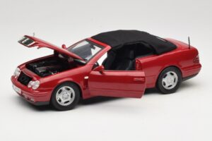 Mercedes CLK A208 Cabriolet Rood Anson 1:18 30338 Metaal — afbeelding 2 van 8