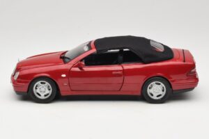 Mercedes CLK A208 Cabriolet Rood Anson 1:18 30338 Metaal — afbeelding 4 van 8