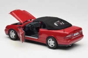 Mercedes CLK A208 Cabriolet Rood Anson 1:18 30338 Metaal — afbeelding 5 van 8