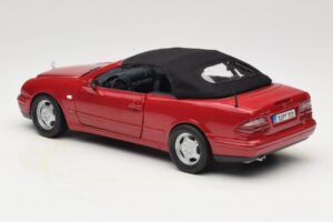 Mercedes CLK A208 Cabriolet Rood Anson 1:18 30338 Metaal — afbeelding 7 van 8