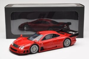 Mercedes CLK-GTR Super Sport Rood GT Spirit 1:18 GT910 Hars — afbeelding 6 van 6