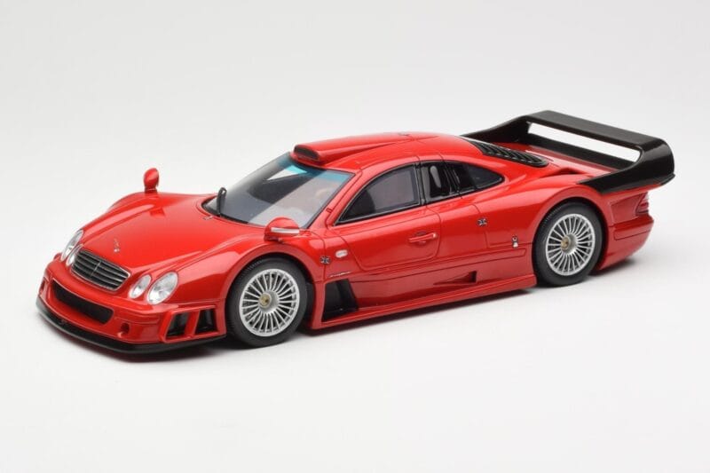 Mercedes CLK-GTR Super Sport Rood GT Spirit 1:18 GT910 Hars