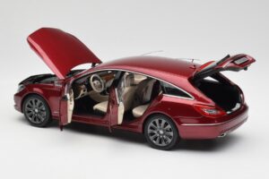 Mercedes CLS Shooting Brake X218 Thulite Rood Norev 1:18 B66960116 Metaal — afbeelding 5 van 8