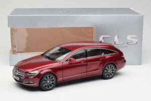 Mercedes CLS Shooting Brake X218 Thulite Rood Norev 1:18 B66960116 Metaal — afbeelding 8 van 8