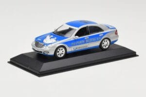 Mercedes E-Class W211 #19 Team Michelin Paris-Beijing 2006 Replacement Box Minichamps 1:43 B66962269-R Metaal — afbeelding 2 van 4